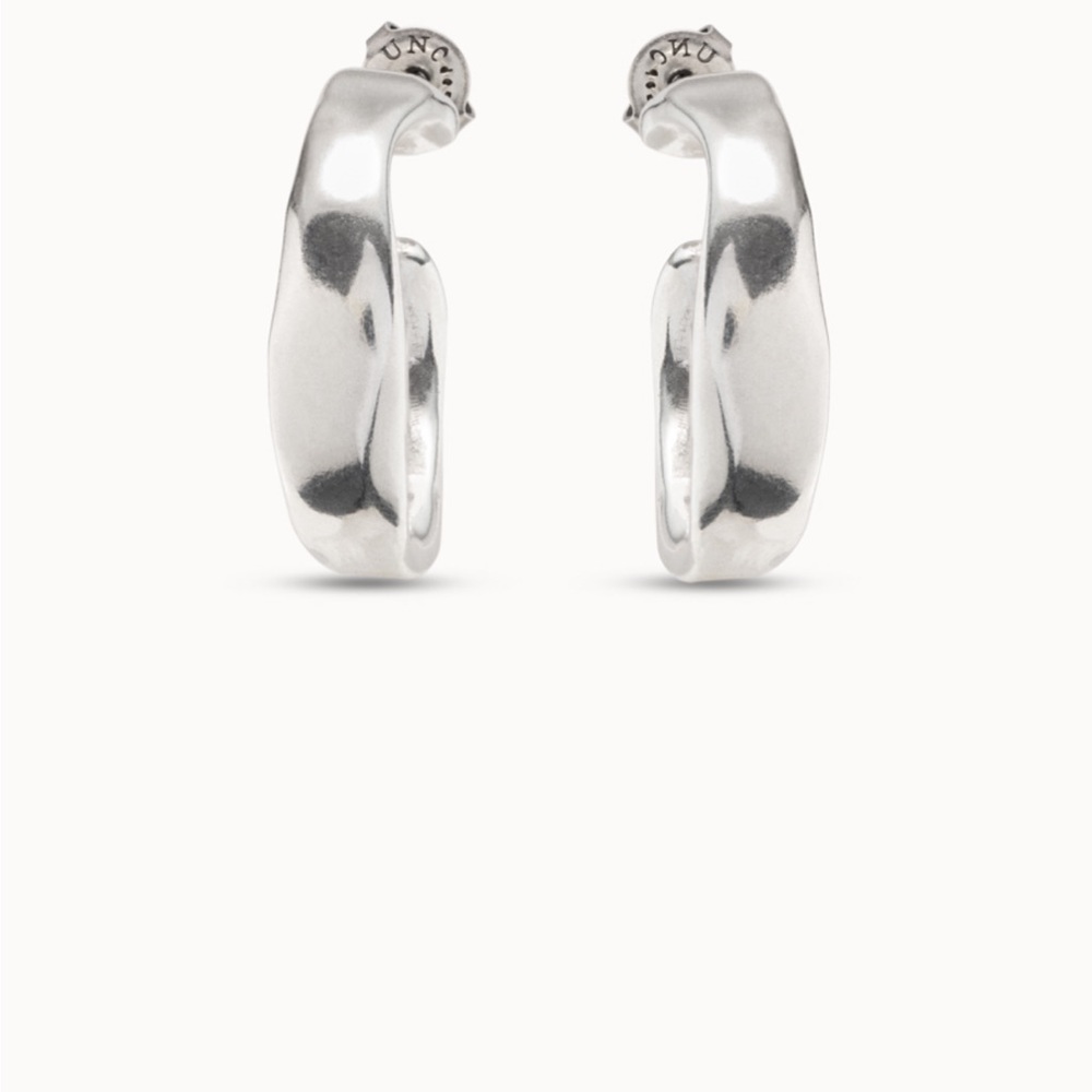 UNO de 50 “Open Your Mind” zen earrings, 1” x 1”. Barely worn. Great condition. - Picture 2 of 5